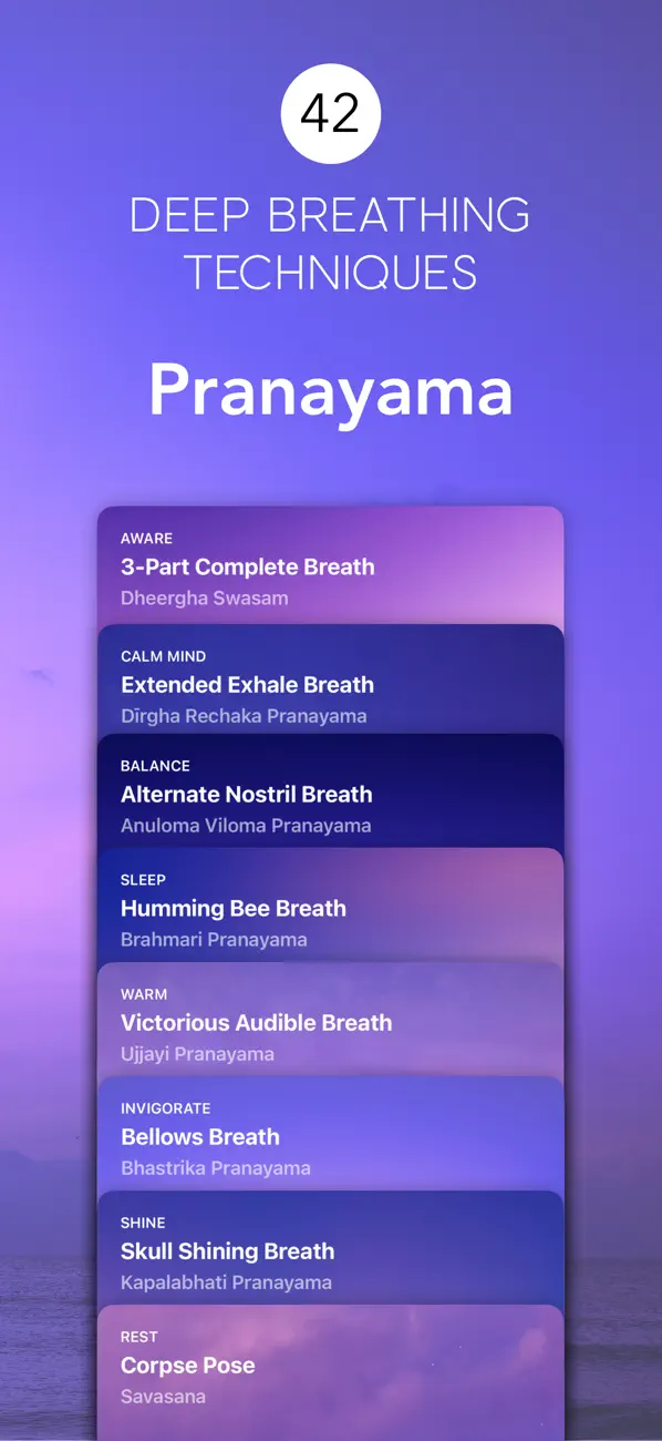 #3. Breathing Exercises YogiBreath (iOS) By: Breathwork Studios LLC