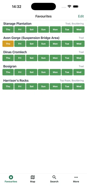 Climbing Forecasts screenshot 3 of 7