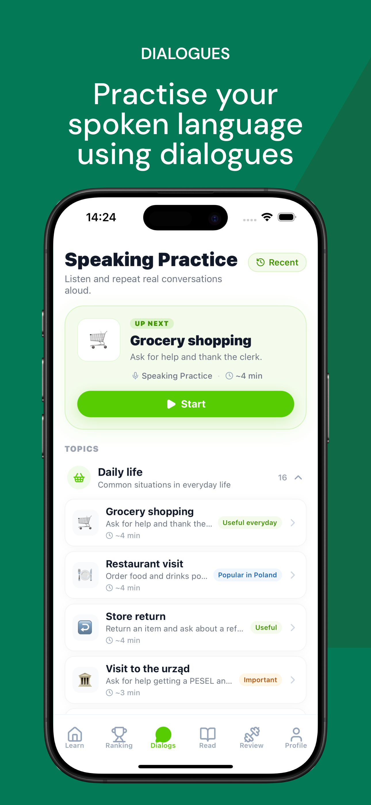 Lingua - learn polish language