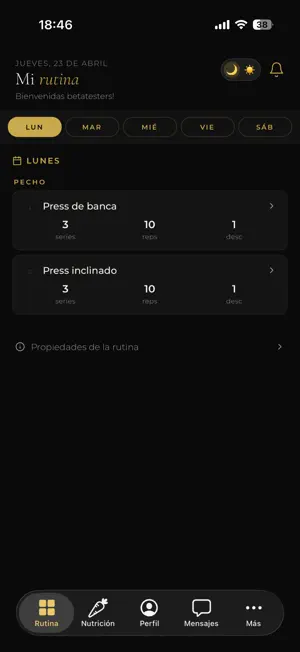 Aesthetic Gym App screenshot 2