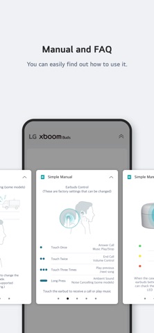 LG xboom Buds screenshot