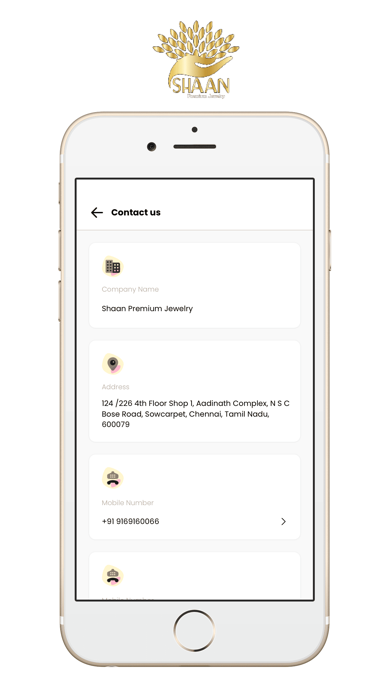Shaan Jewellery Screenshot