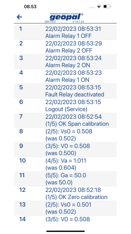 #3. GP NOVA gas detector (iOS) Podle: Geopal