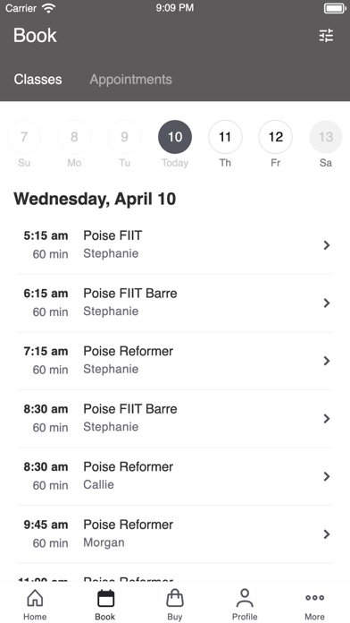 Poise Pilates+Barre LLC Screenshot