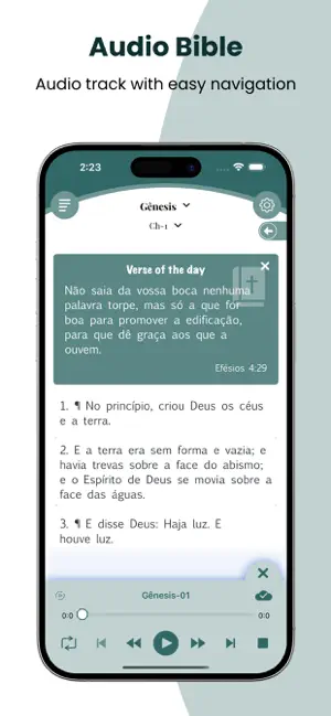 Bíblia Sagrada Almeida - Áudio screenshot 1