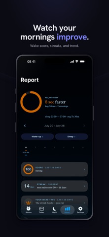 Alarra: No-Snooze Alarm Clock screenshot