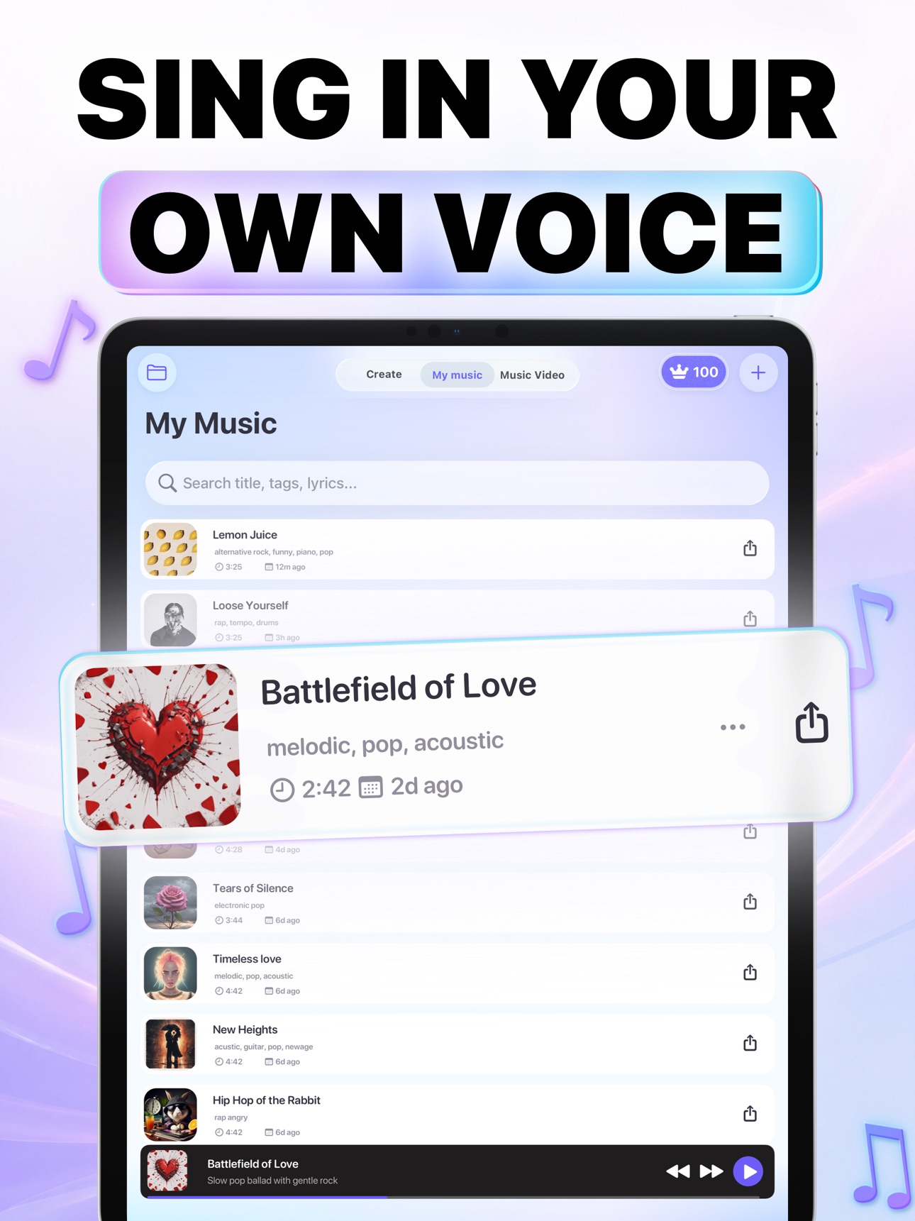 Screenshot 10 of AI Music - Generator