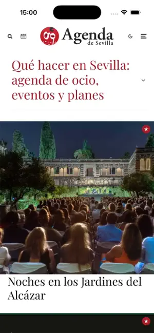 Agenda Sevilla screenshot 1
