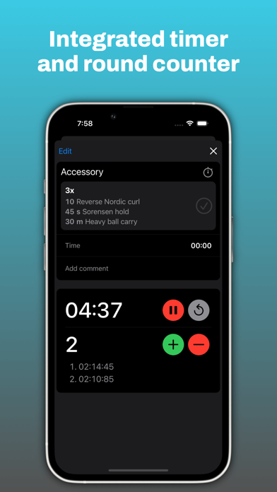 Haile Training Workout planner Screenshot