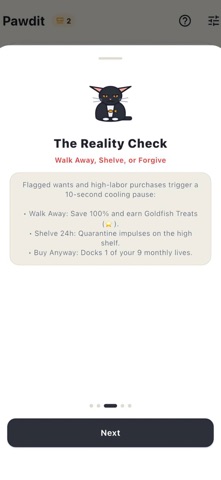 Pawdit: Cat Expense Tracker screenshot 2