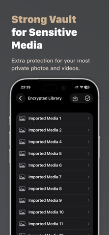 PrivyGallery-Dual Space Vault iPhone screenshot