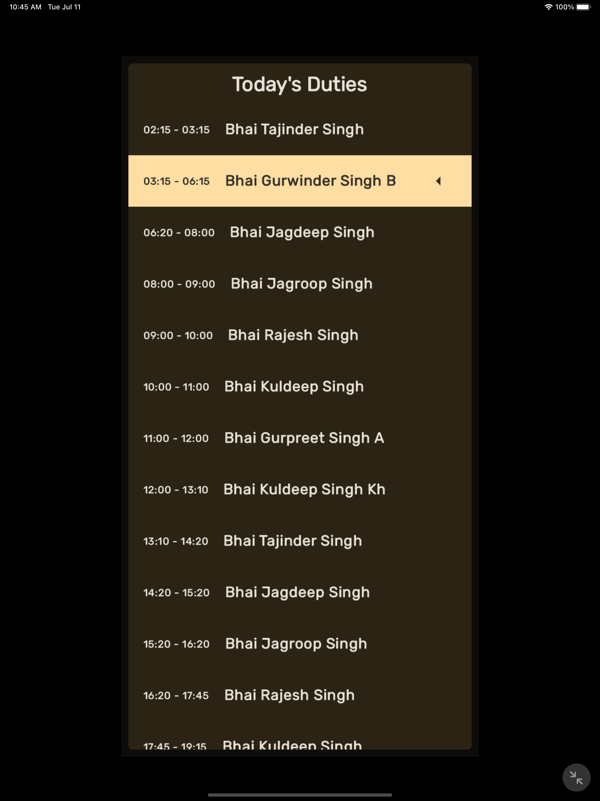 Live Darbar