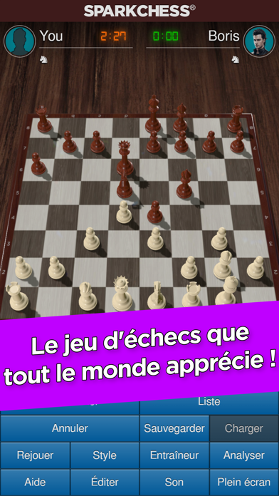 Screenshot #1 pour SparkChess Lite