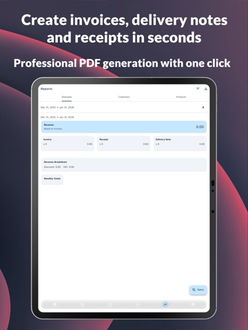 InvoxEasy - Invoice & Receipt iPad screenshot