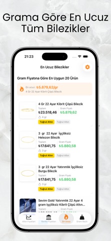 Altın Fiyatları & Ucuz Bilezik screenshot