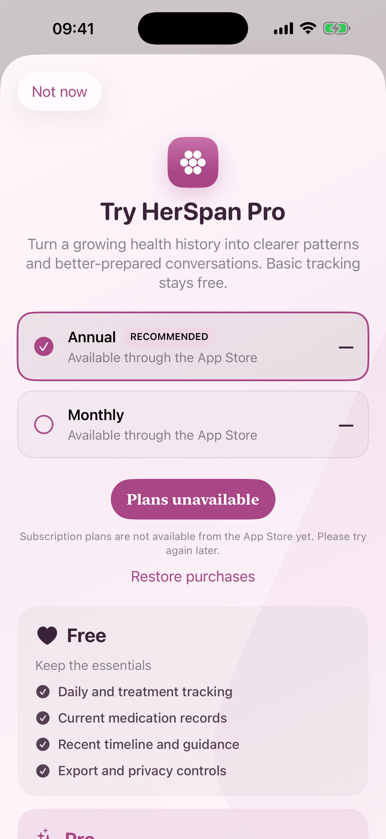 HerSpan: Women's Health screenshot 2