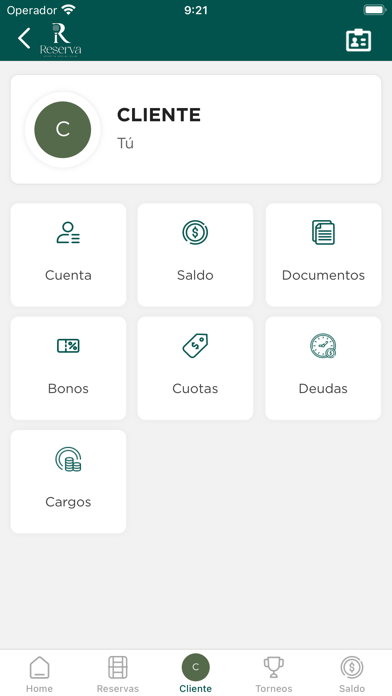 Reserva Sports & Social Club Screenshot