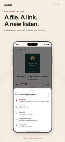 Audino: Text to Speech Reader iPhone screenshot 2