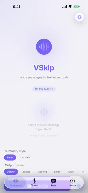 VSkip: Voice to Text screenshot 2