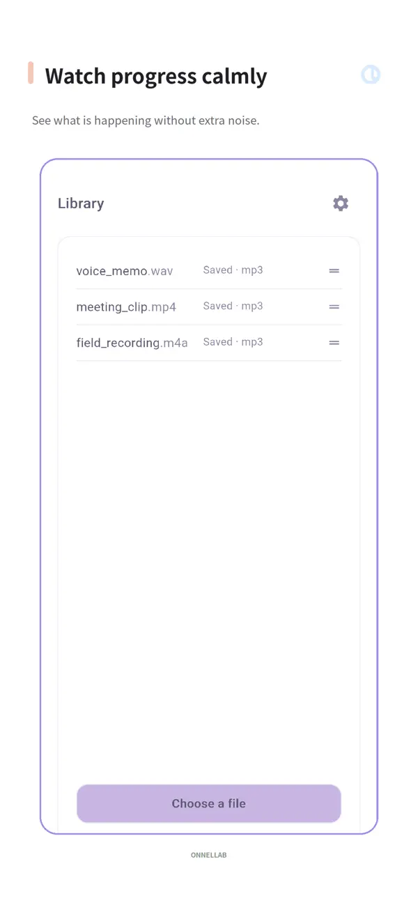 Screenshot #3 pour Quivra – MP3 Media Converter