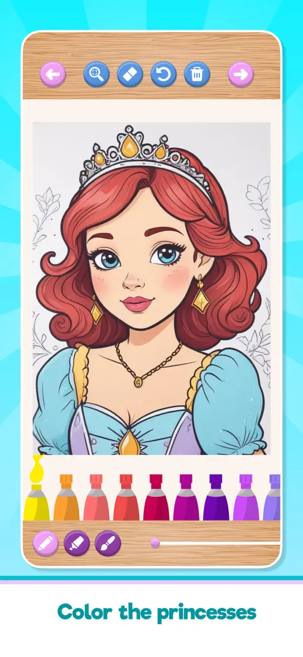 Screenshot #3 pour Dessin de princesse fée en cou