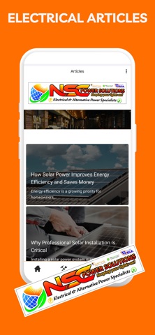NSC Power Solutions iPhone screenshot