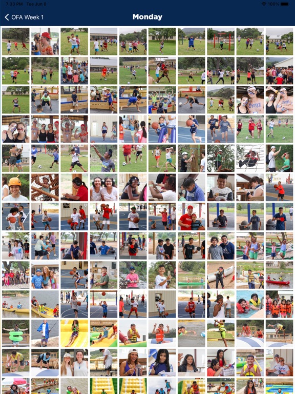 Camp OTX Go iPad screenshot 2 - Entertainment app