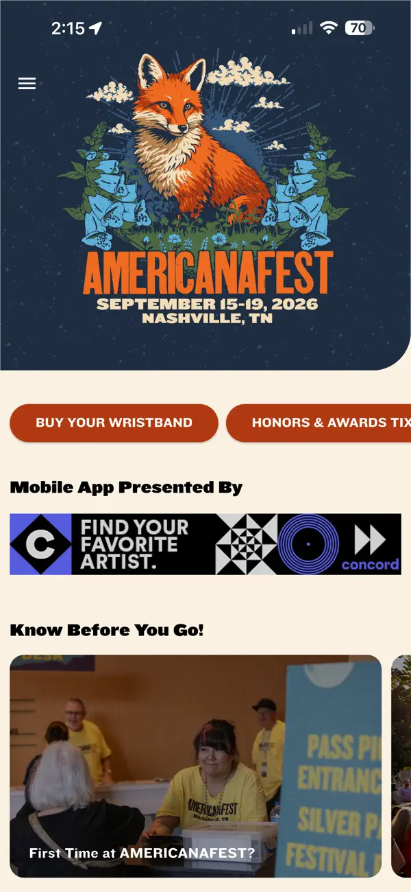 Screenshot #1 pour AMERICANAFEST