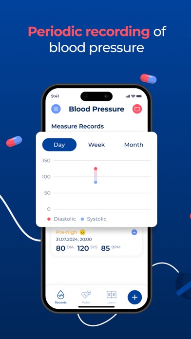 Blood Pressure & Pulse Checker Screenshot