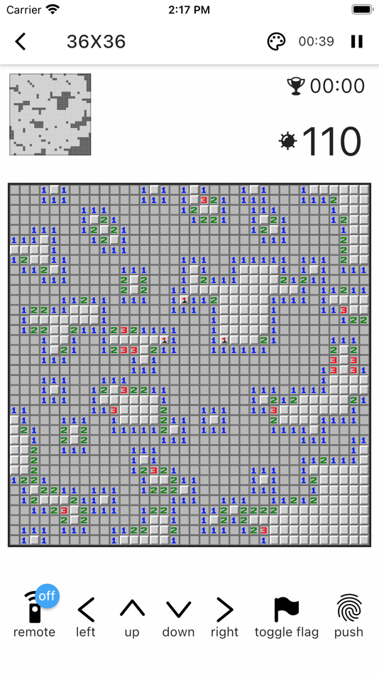 #2. Minesweeper - Classical Game (iOS) Podle: Gyuhyeon Jeon
