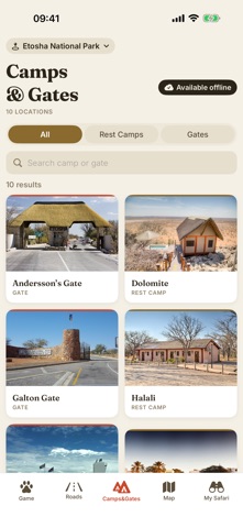 Etosha Safari: Map & Guide Screenshot 6 of 10