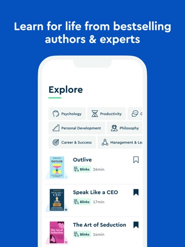 Blinkist: Book Summaries Daily App Store preview screenshot 18
