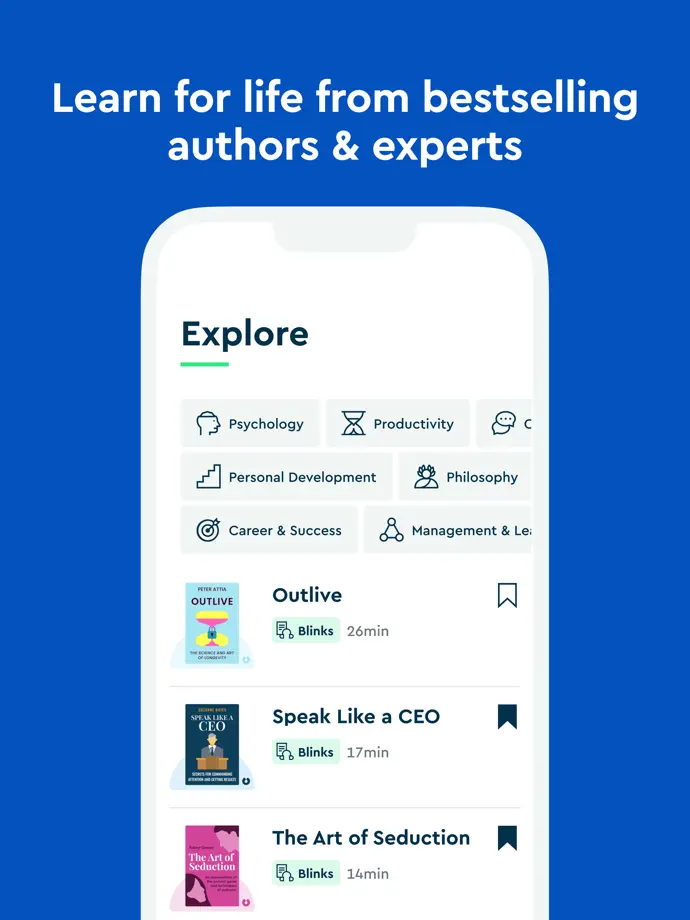 Blinkist iPad screenshot 8