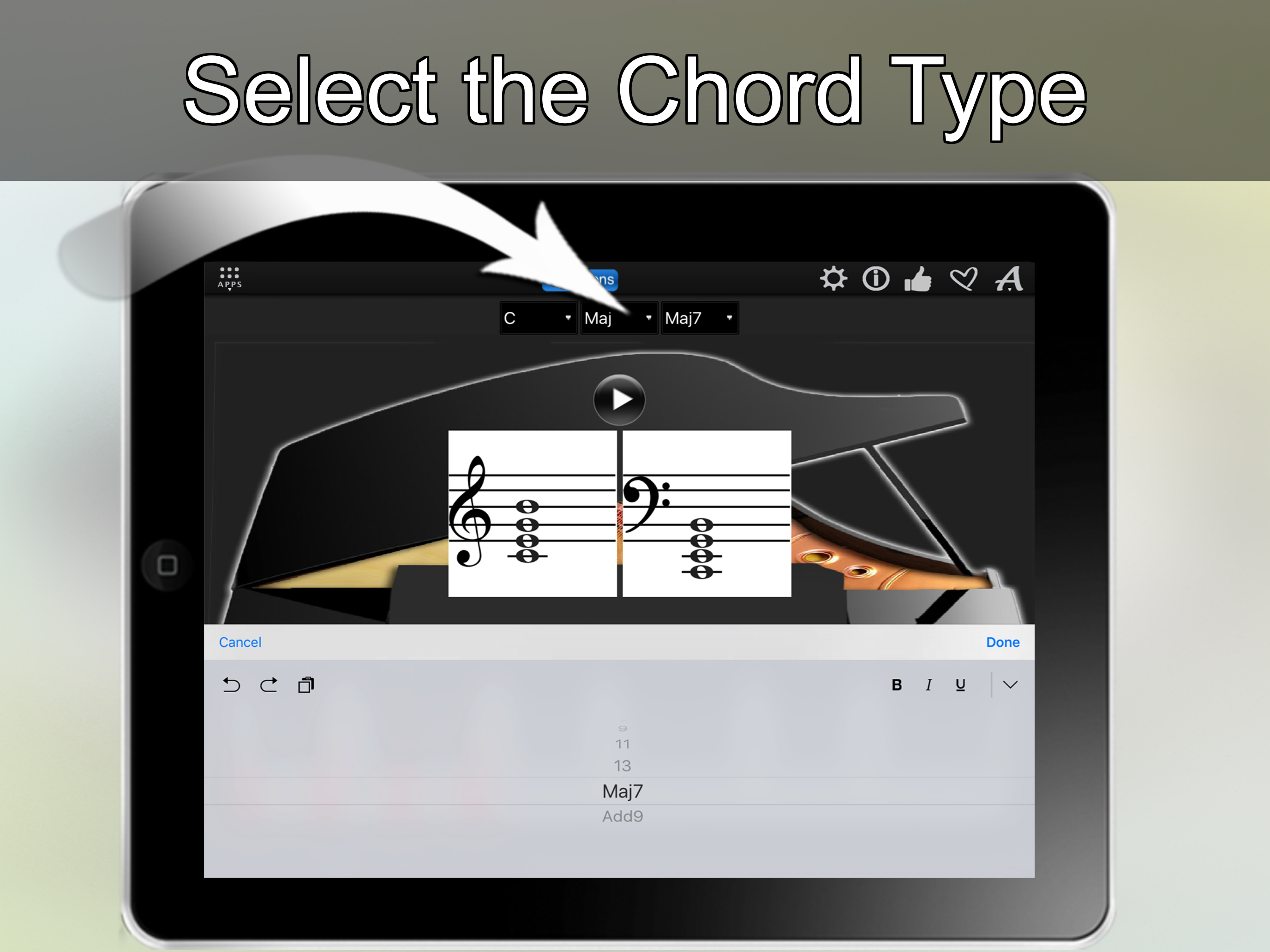 Piano Chords Compass Lite screenshot 15