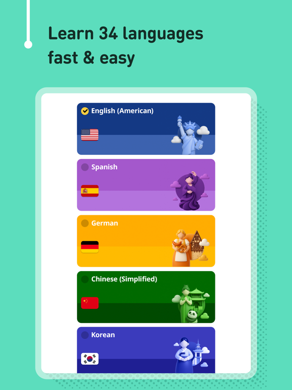 FunEasyLearn - Learn Languages iPad screenshot 1 - Education app
