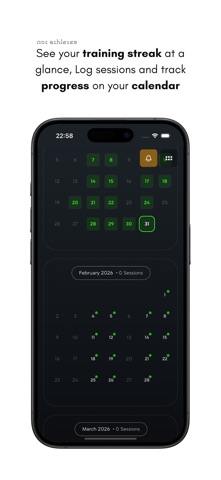 Not Athletes Training screenshot