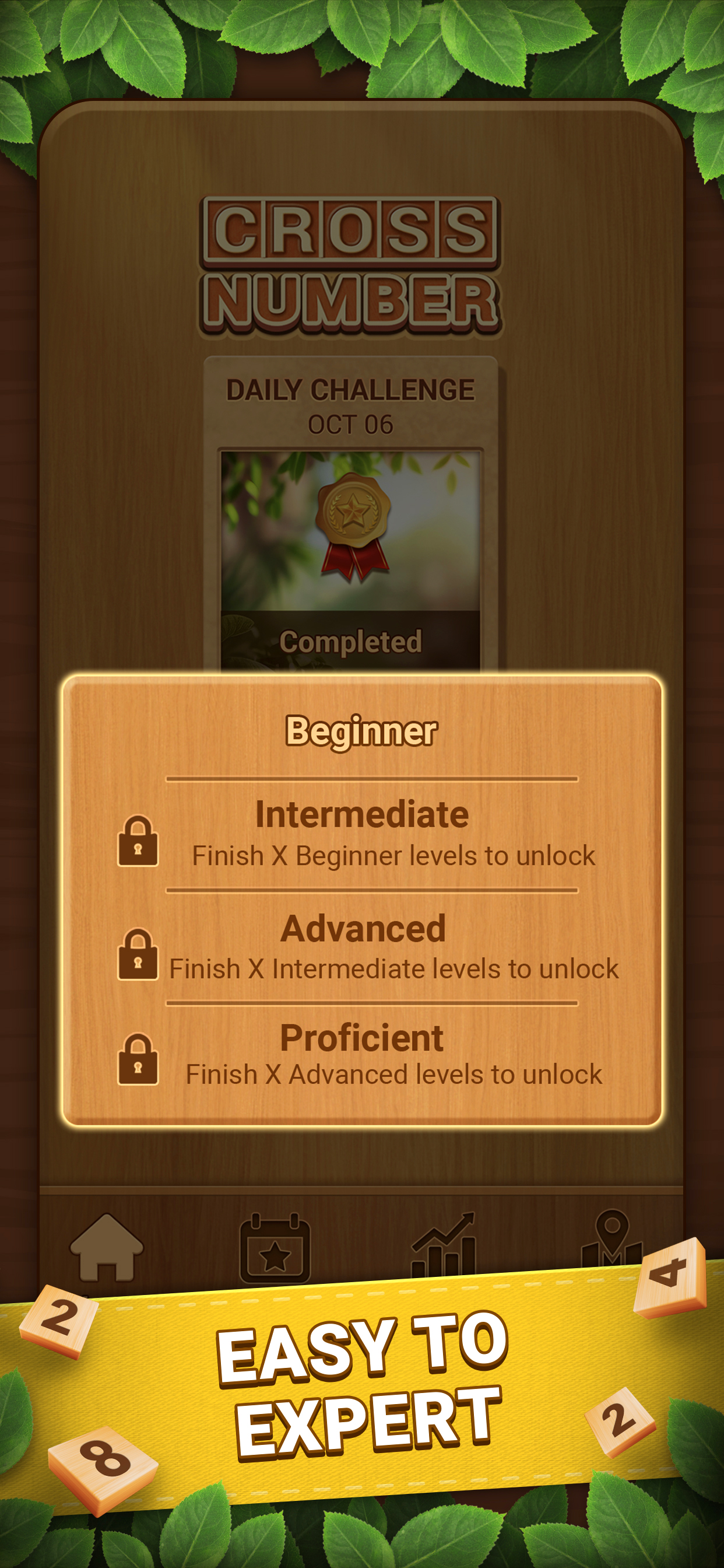 Cross Number: Math Game Puzzle