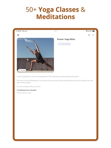 Next Level Yoga Community iPad screenshot