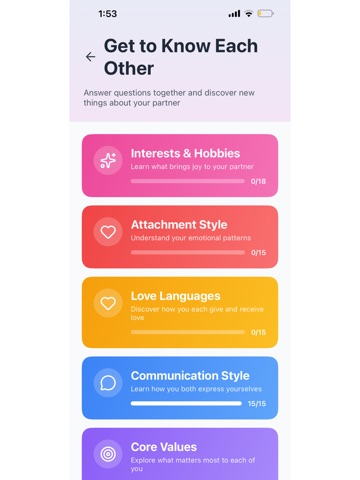 Reconnect: Couples Therapy AI iPad screenshot