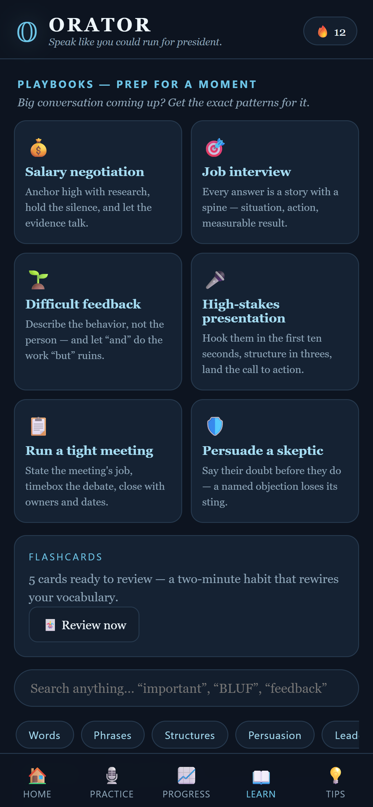 Orator: Speech Coach screenshot 5