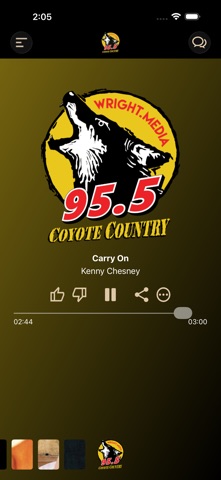Wright.Media KWEYFM app screenshot