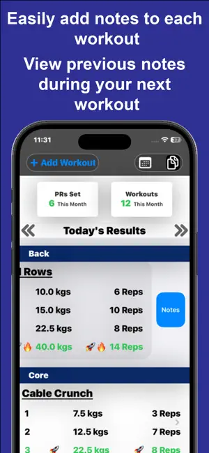 IronPages - Workout & Gym Log screenshot 4