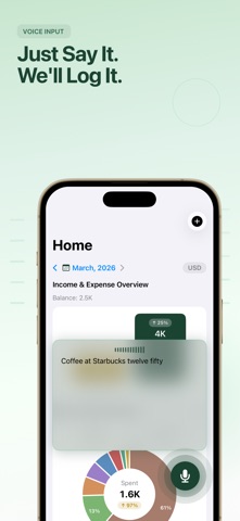 QuickSpend: Instant Tracker Screenshot 2 of 6