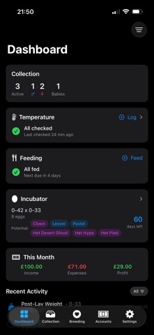Monty: Ball Python Manager screenshot
