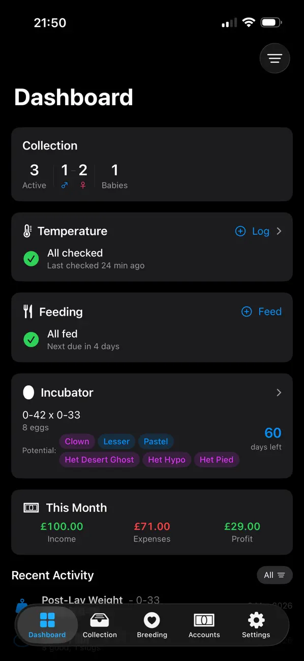 #1. Monty: Ball Python Manager (iOS) Door: Jordan Marshall
