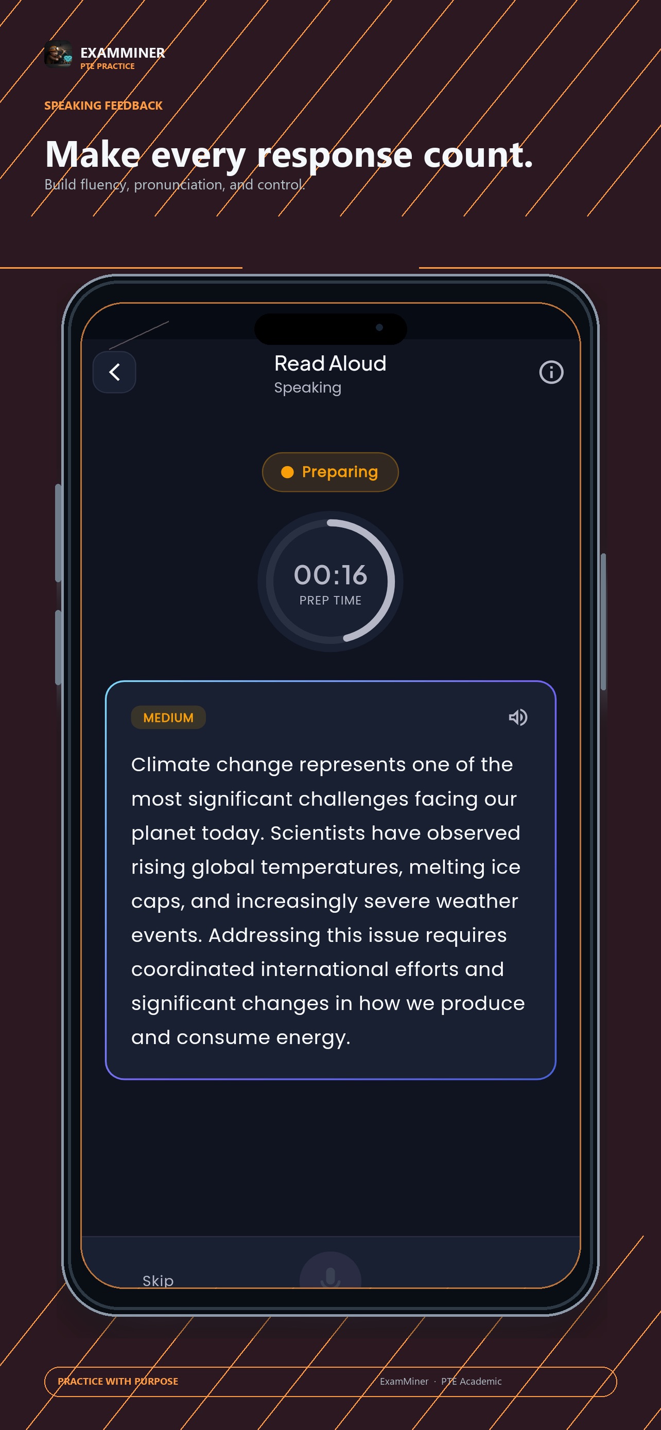 Screenshot 3 of ExamMiner - PTE Practice