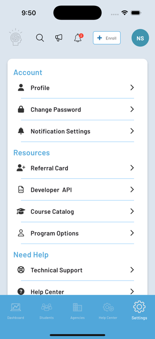 Lifeskills Link Admin Screenshot 8 of 8