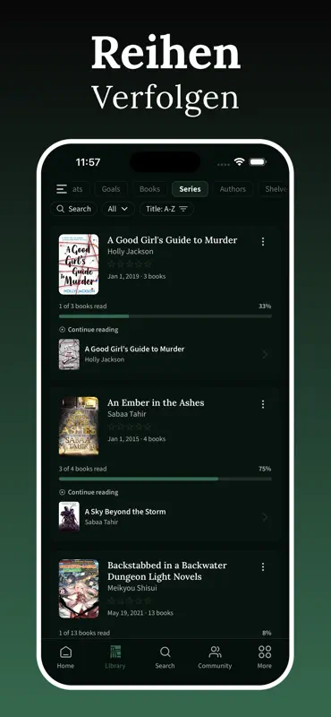BookPine: Buch Tracker & Stats screenshot 7 of 8