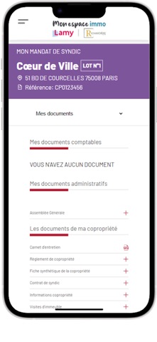 Mon espace immo particuliers screenshot