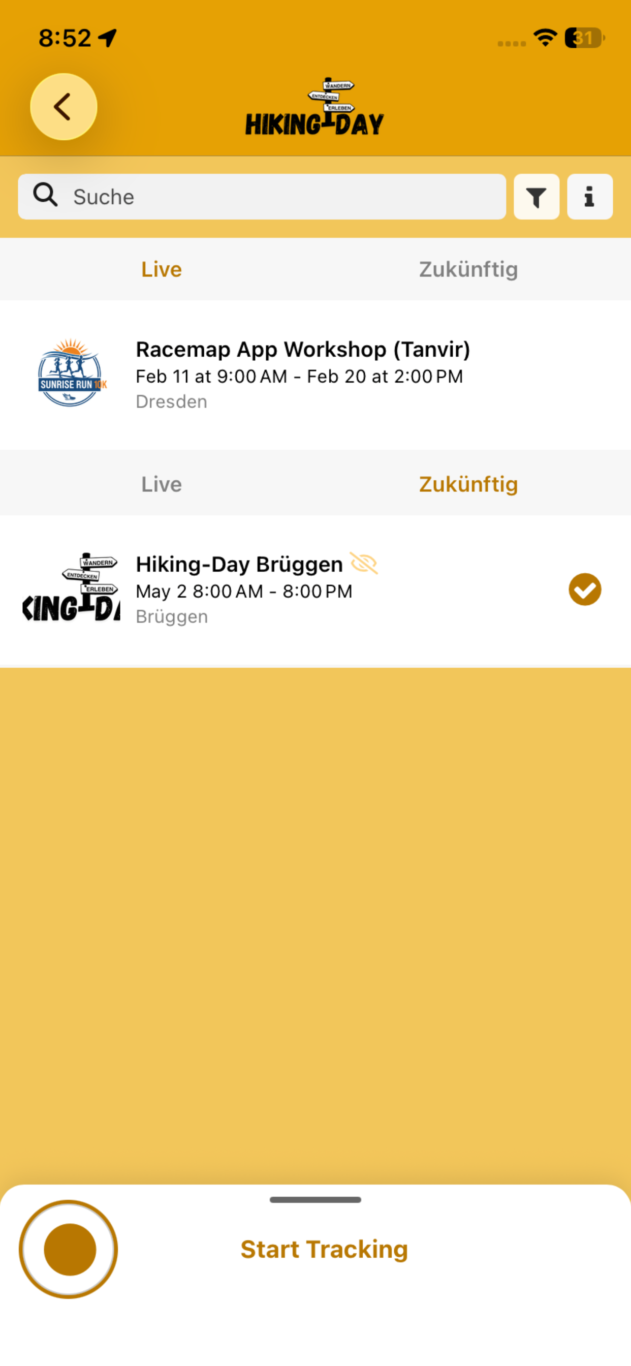 Hiking-Day App